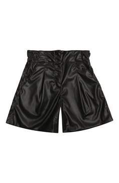 Детские шорты PHILOSOPHY DI LORENZO SERAFINI KIDS черного цвета, арт. PJBE66/PE66-BHUNI/3A-8A | Фото 1 (Случай: Повседневный; Материал внешний: Синтетический материал; Материал подклада: Хлопок)