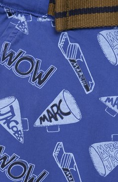 Детские хлопковые шорты MARC JACOBS (THE) голубого цвета, арт. W24210 | Фото 3 (Мальчики Кросс-КТ: Шорты-одежда; Материал внешний: Хлопок; Ростовка одежда: 9 лет | 134 см, 12 лет | 152 см, 18 мес | 86 см, 2 года | 92 см, 3 года | 98 см, 4 года | 104 см, 5 лет | 110 см, 7 лет | 122 см)