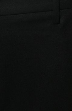 Женские шерстяные брюки MAGDA BUTRYM черного цвета, арт. 2163210012 | Фото 5 (Длина (брюки, джинсы): Удлиненные; Материал внешний: Шерсть; Женское Кросс-КТ: Брюки-одежда; Силуэт Ж (брюки и джинсы): Прямые; Стили: Классический)