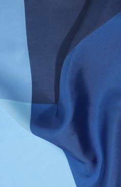 Мужской шелковый платок LANVIN синего цвета, арт. HANDKERCHIEFS/5834 | Фото 2 (Материал: Текстиль, Шелк; Материал сплава: Проставлено; Нос: Не проставлено)