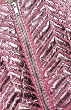 Детская кожаный бомбер GUCCI розового цвета, арт. 544145/XNAB4 | Фото 3 (Материал внешний: Кожа, Натуральная кожа; Рукава: Длинные; Кросс-КТ: бомбер, Демисезон; Статус проверки: Проверено, Проверена категория; Материал подклада: Вискоза; Ростовка одежда: 4 года | 104 см, 6 лет | 116 см)