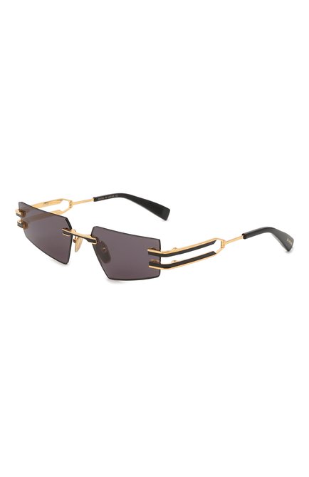 Женские солнцезащитные очки BALMAIN черного цвета, арт. BPS-123A | Фото 1 (Тип очков: С/з; Кросс-КТ: С/з-унисекс; Оптика Гендер: оптика-унисекс; Очки форма: Узкие)