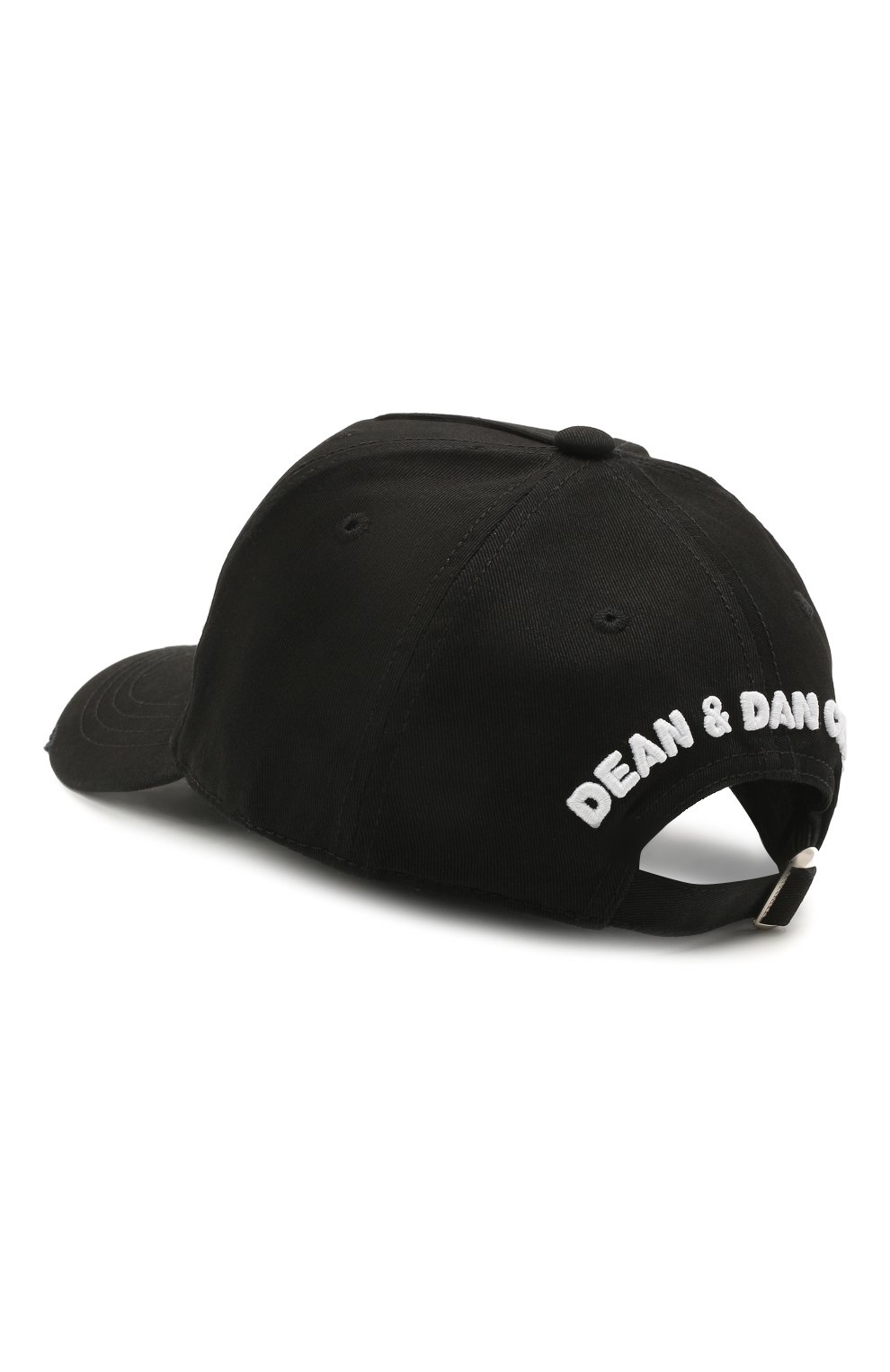 Мужской хлопковая бейсболка DSQUARED2 черного цвета, арт. BCM0028 05C00001 | Фото 2 (Материал: Текстиль, Хлопок; Материал сплава: Проставлено; Нос: Не проставлено; Ювелирные украшения: Назначено)