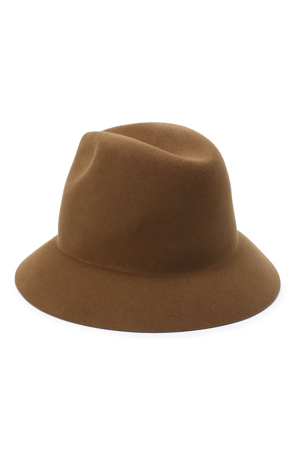 Женская фетровая шляпа ingrid LORO PIANA коричневого цвета, арт. FAL3434 | Фото 2 (Материал: Текстиль, Шерсть; Региональные ограничения белый список (Axapta Mercury): RU)