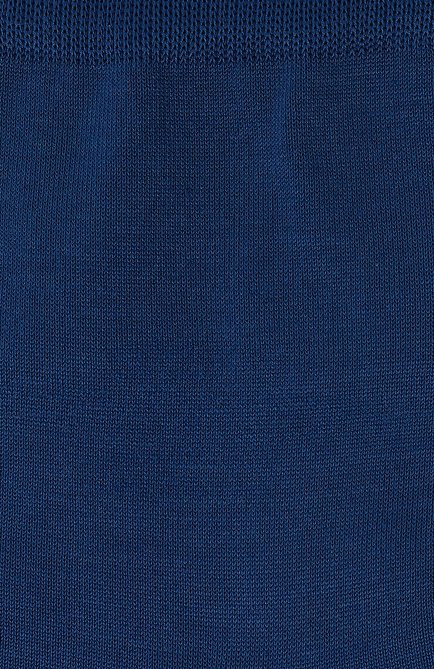 Мужские хлопковые носки FALKE синего цвета, арт. 14792. | Фото 2 (Материал сплава: Проставлено; Материал внешний: Хлопок; Нос: Не проставлено)