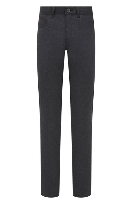 Мужские шерстяные брюки BRIONI темно-серого цвета по цене 74850 руб., арт. SPNK0L/09AK9/STELVI0 | Фото 1