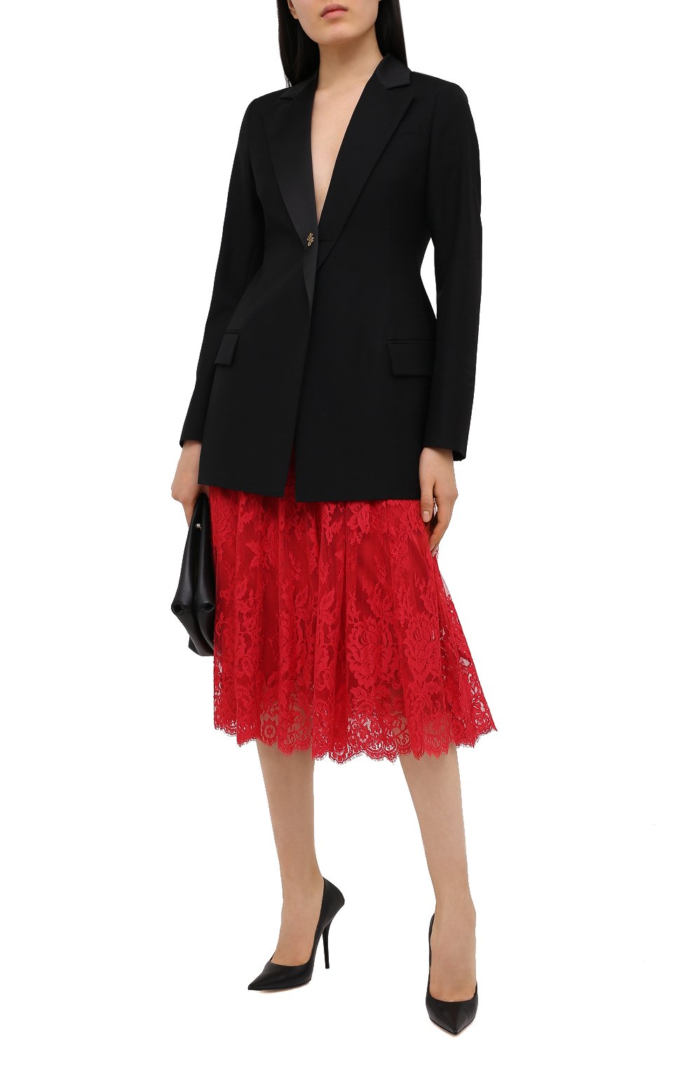 Женская красная юбка DOLCE & GABBANA купить в интернет-магазине ЦУМ ...