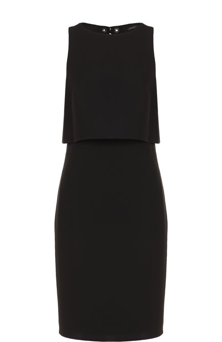 Женское приталенное платье-миди с кейпом RAG&BONE черного цвета по цене 67650 руб., арт. W274304NA | Фото 1