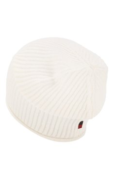 Женская кашемировая шапка WOOLRICH белого цвета, арт. WWACC1451/UF0391 | Фото 2 (Материал: Текстиль, Кашемир, Шерсть)