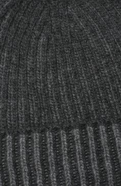 Женская кашемировая шапка BURBERRY серого цвета, арт. 8033756 | Фото 3 (Материал: Текстиль, Кашемир, Шерсть)