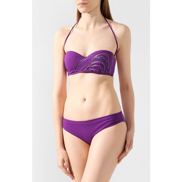 фото Однотонный бра с пайетками la perla