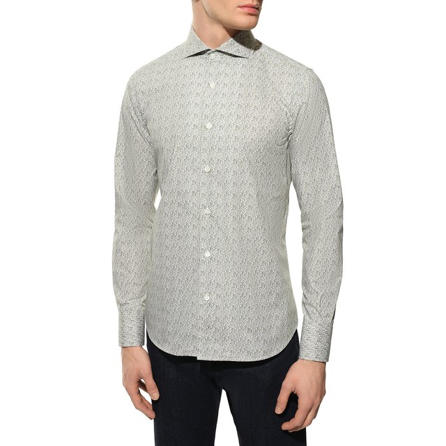 фото Хлопковая рубашка canali