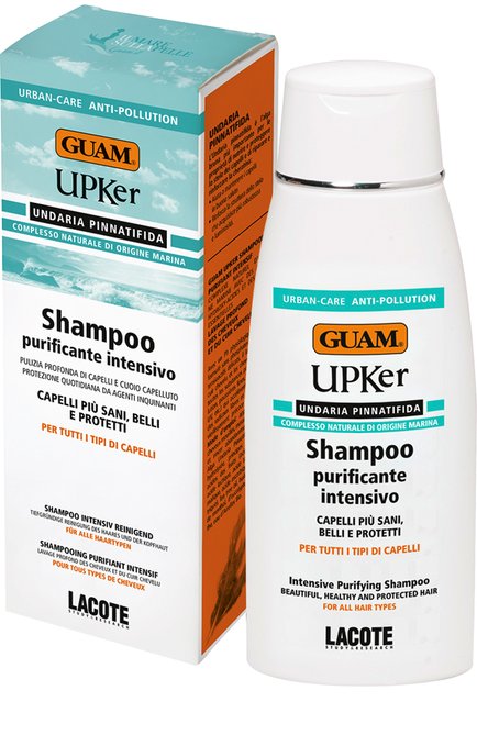 Интенсивный очищающий шампунь для волос upker (200ml) GUAM бесцветного цвета, арт. 8025021161501 | Фото 2 (Статус проверки: Проверена категория)