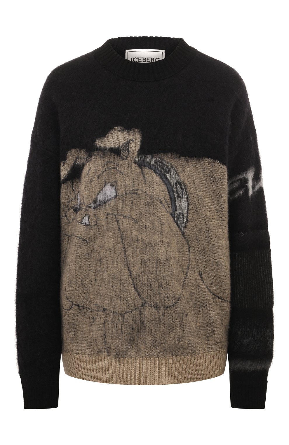 Женский черный свитер ICEBERG купить в интернет-магазине ЦУМ, арт. A0S9 ...