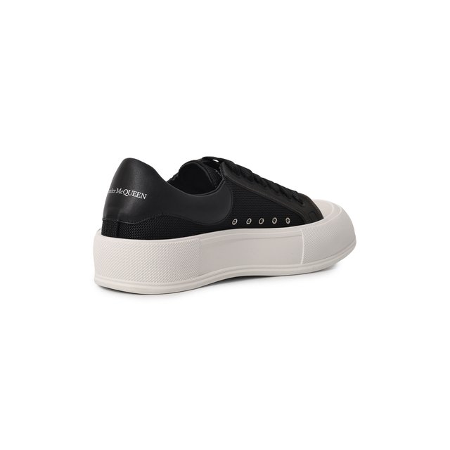 фото Текстильные кеды deck plimsoll alexander mcqueen