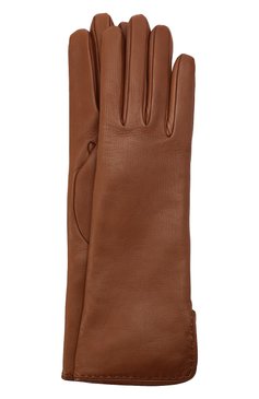 Женские кожаные перчатки LORO PIANA коричневого цвета, арт. FAL2778 | Фото 1 (Материал: Натуральная кожа; Региональные ограничения белый список (Axapta Mercury): RU)