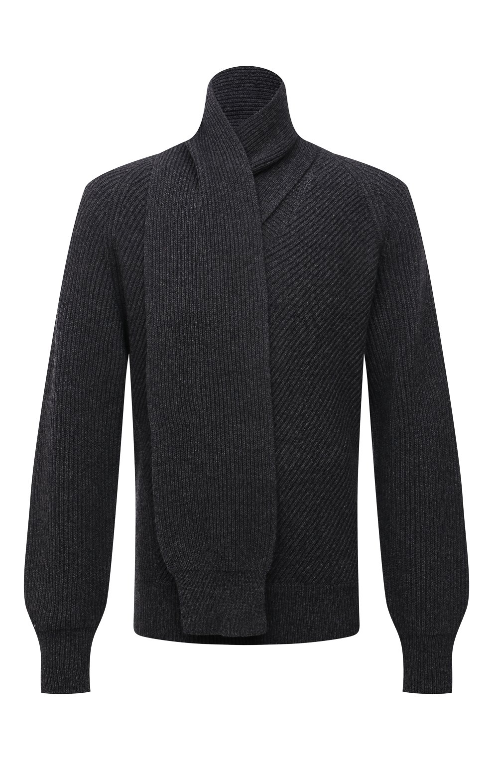 Шерстяной свитер Alexander McQueen Серый 663615/Q1AUR 5575275