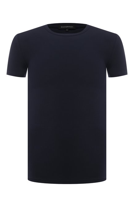 Мужская футболка ERMENEGILDO ZEGNA синего цвета по цене 9550 руб., арт. N3M201210 | Фото 1