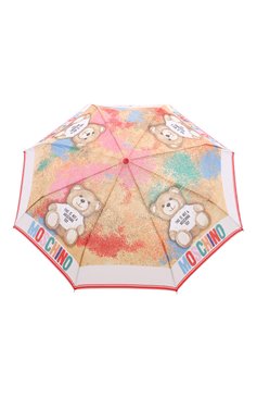 Женский складной зонт MOSCHINO разноцветного цвета, арт. 8415-0PENCL0SEA | Фото 1 (Материал: Текстиль, Синтетический материал, Металл)