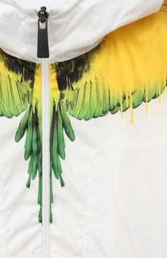 Детского ветровка MARCELO BURLON KIDS OF MILAN белого цвета, арт. 21E/B/MB/5238/5030/8-14Y | Фото 3 (Рукава: Длинные; Материал внешний: Синтетический материал; Региональные ограничения белый список (Axapta Mercury): RU; Материал подклада: Синтетический материал; Кросс-КТ: Ветровка; Ростовка одежда: 10 - 11 лет | 140 - 146см, 12 лет | 152 см, 13 - 15 лет | 158 см, 8 лет | 128 см)