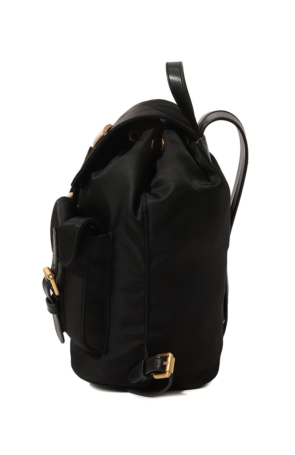 Женский рюкзак MOSCHINO черного цвета, арт. 2317 B7601/8202 | Фото 4 (Размер: medium; Материал: Текстиль; Стили: Кэжуэл)