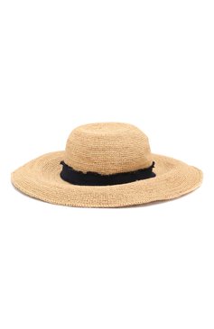 Женская соломенная шляпа с лентой HEIDI KLEIN синего цвета, арт. ACRW1257 | Фото 1 (Материал: Растительное волокно; Статус проверки: Проверено, Проверена категория)
