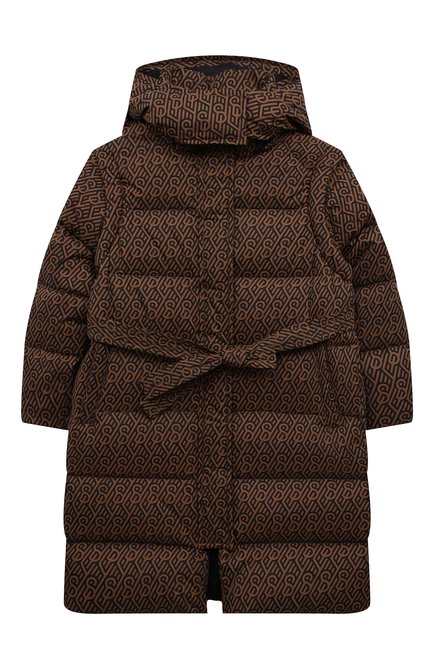 Детское пуховое пальто YVES SALOMON ENFANT коричневого цвета по цене 47550 руб., арт. 23WEM002XXDOXW | Фото 1