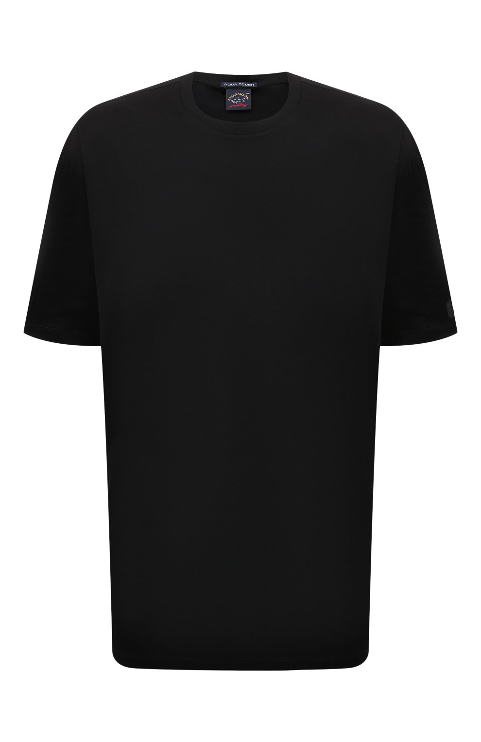 Хлопковая футболка Paul&Shark 13311634/3XL-6XL, цвет чёрный, размер 56 13311634/3XL-6XL - фото 1