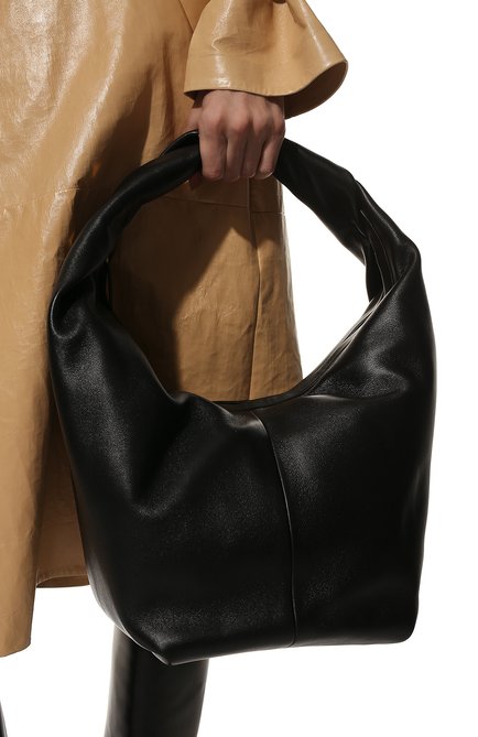 Женская сумка roman stud VALENTINO черного цвета, арт. VW0B0J14/BSF | Фото 2 (Материал: Натуральная кожа; Сумки-технические: Сумки top-handle; Размер: small)