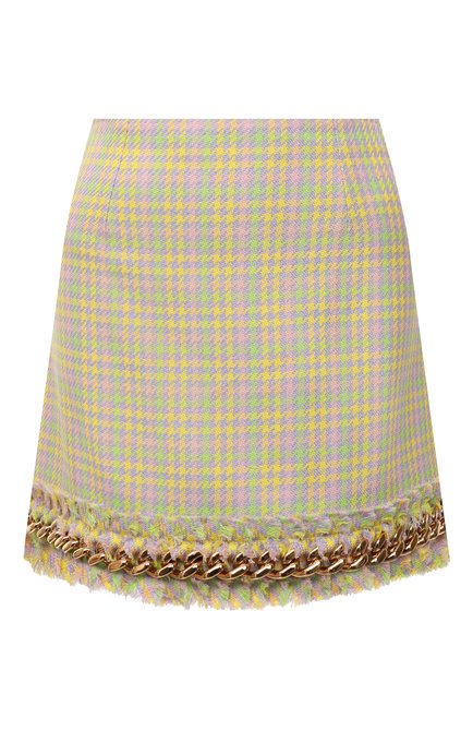 Женская юбка из хлопка и вискозы VERSACE разноцветного цвета по цене 139000 руб., арт. 1003977/1A02937 | Фото 1
