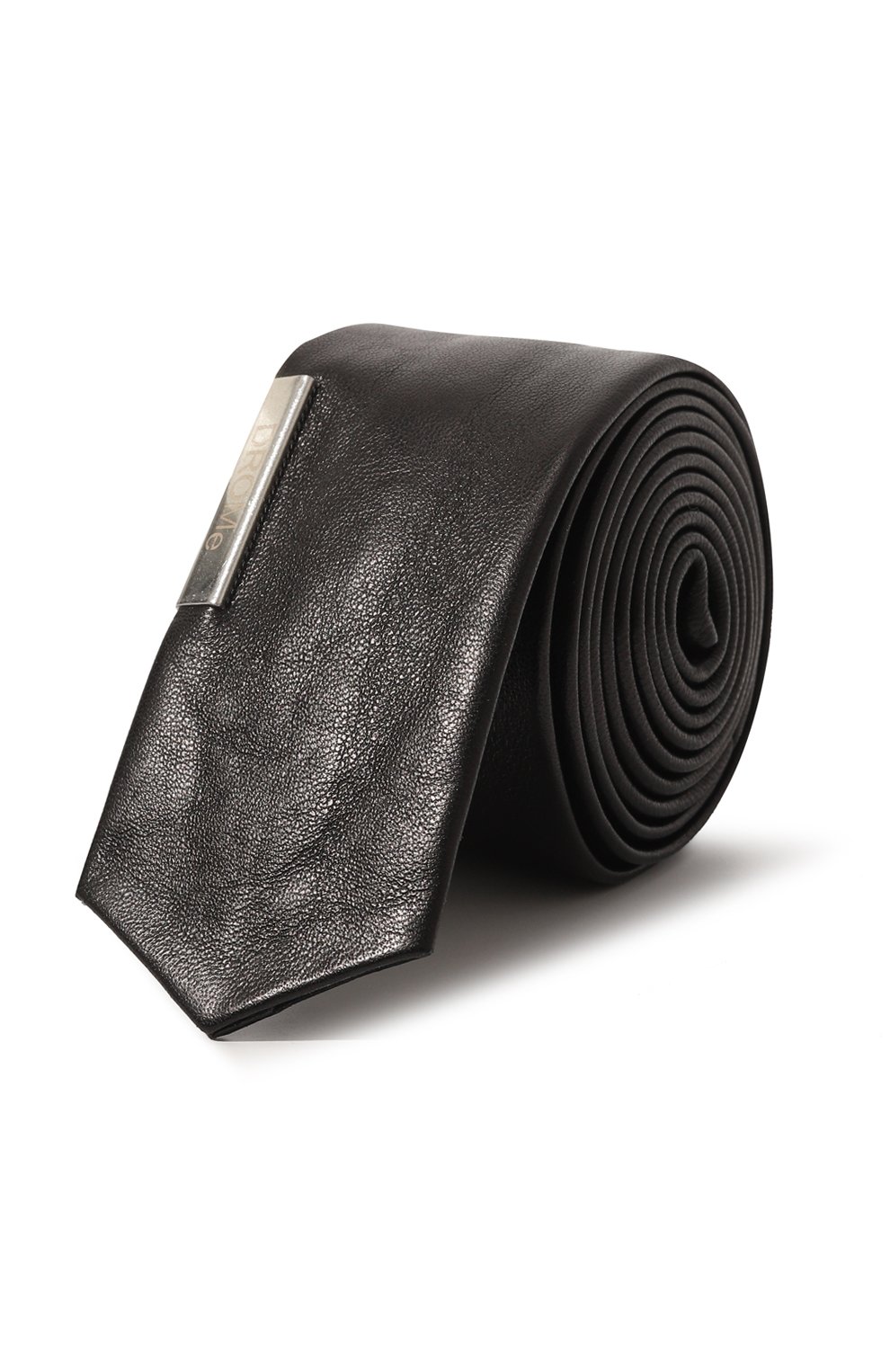 Галстуки DROMe, Кожаный галстук DROMe, Италия, Чёрный, Кожа натуральная: 100%;, 13025215  - купить
