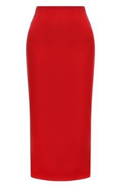 Женская юбка DOLCE & GABBANA красного цвета, арт. F4CRYT/FLRC2 | Фото 1 (Стили: Гламурный; Женское Кросс-КТ: Юбка-карандаш, Юбка-одежда; Материал внешний: Синтетический материал; Материал сплава: Проставлено; Длина Ж (юбки, платья, шорты): Миди; Драгоценные камни: Проставлено; Материал подклада: Шелк)