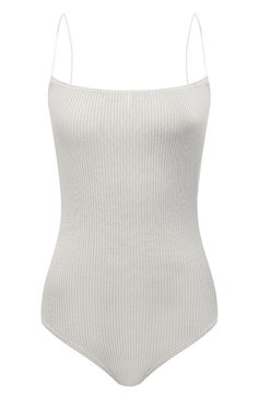 Женское хлопковое боди MOUSSY кремвого цвета, арт. 025ES370-0100 | Фото 1 (Кросс-КТ: без рукавов, Трикотаж; Рукава: На бретелях; Материал внешний: Хлопок; Стили: Минимализм; Женское Кросс-КТ: Боди-одежда)