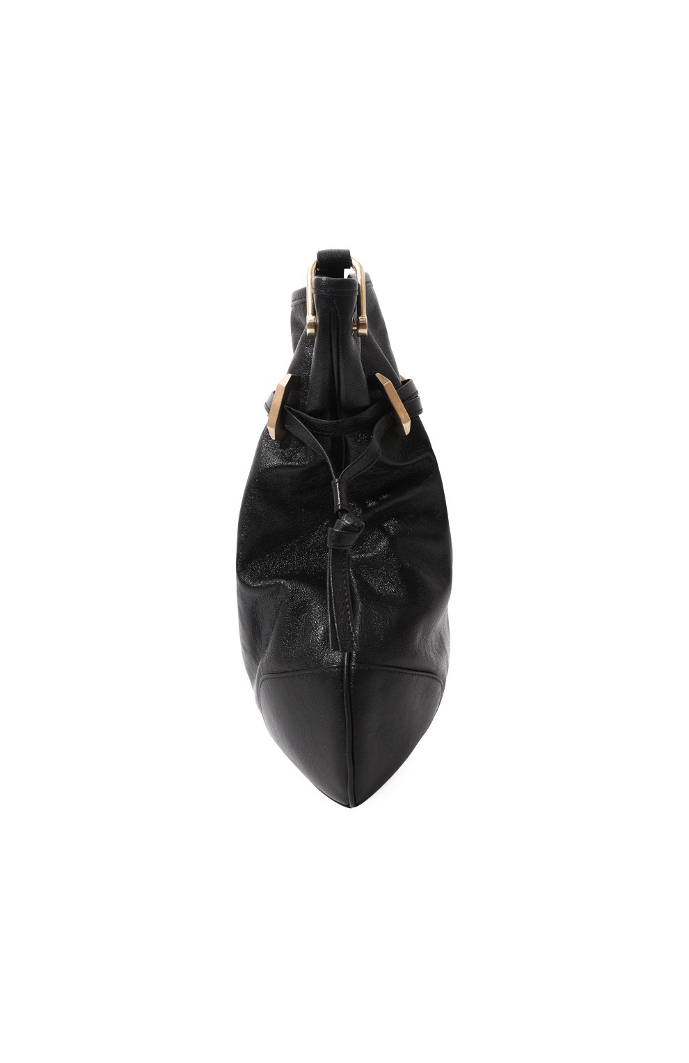 Женская сумка 1955 horsebit GUCCI черного цвета, арт. 602089 1IV0G | Фото 4 (Сумки-технические: Сумки через плечо; Материал: Натуральная кожа; Материал сплава: Проставлено; Драгоценные камни: Проставлено; Размер: large)