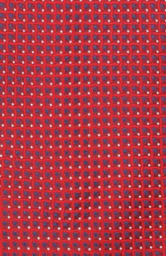 Мужской шелковый галстук BRIONI красного цвета, арт. 062H00/09438 | Фото 3 (Принт: С принтом; Материал: Текстиль, Шелк; Региональные ограничения белый список (Axapta Mercury): RU; Материал сплава: Проставлено; Нос: Не проставлено)