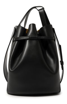 Женская сумка bucket sigma NEOUS черного цвета, арт. 00025A | Фото 7 (Сумки-технические: Сумки top-handle; Размер: medium; Материал: Натуральная кожа; Материал сплава: Проставлено; Драгоценные камни: Проставлено)
