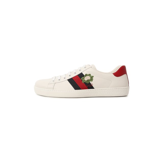 фото Кожаные кеды ace gucci