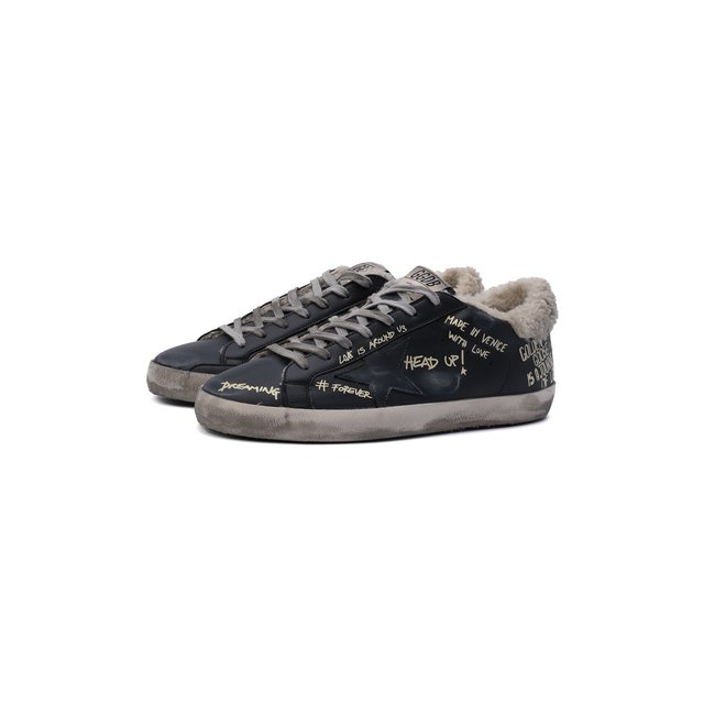 Кожаные кеды Superstar Golden Goose Deluxe Brand GMF00101.F002303