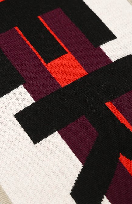 Детский шерстяной шарф BURBERRY красного цвета, арт. 8017797 | Фото 2 (Материал: Шерсть, Текстиль; Статус проверки: Проверена категория)