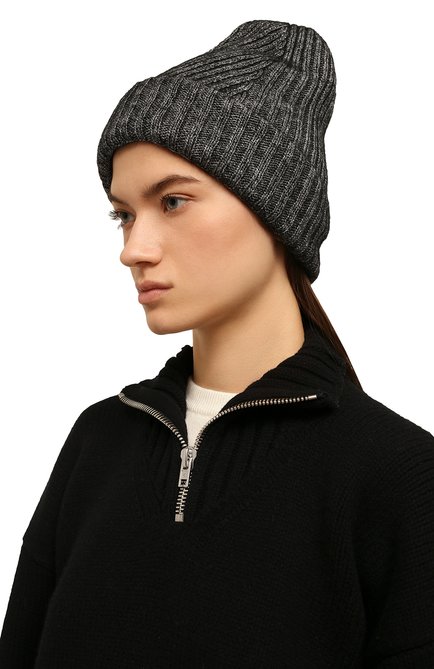 Женская шапка CANOE черного цвета, арт. 4918210 | Фото 2 (Материал: Вискоза, Текстиль; Региональные ограничения белый список (Axapta Mercury): RU)