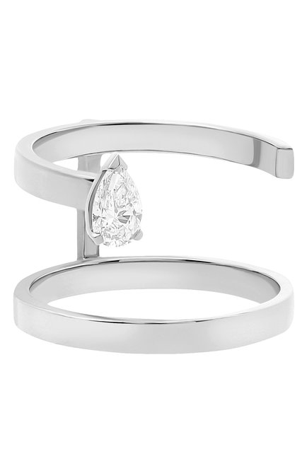 Женские кольцо REPOSSI бесцветного цвета, арт. RG/SV37AA(W) | Фото 2 (Драгоценные камни: Бриллианты; Материал сплава: Белое золото)