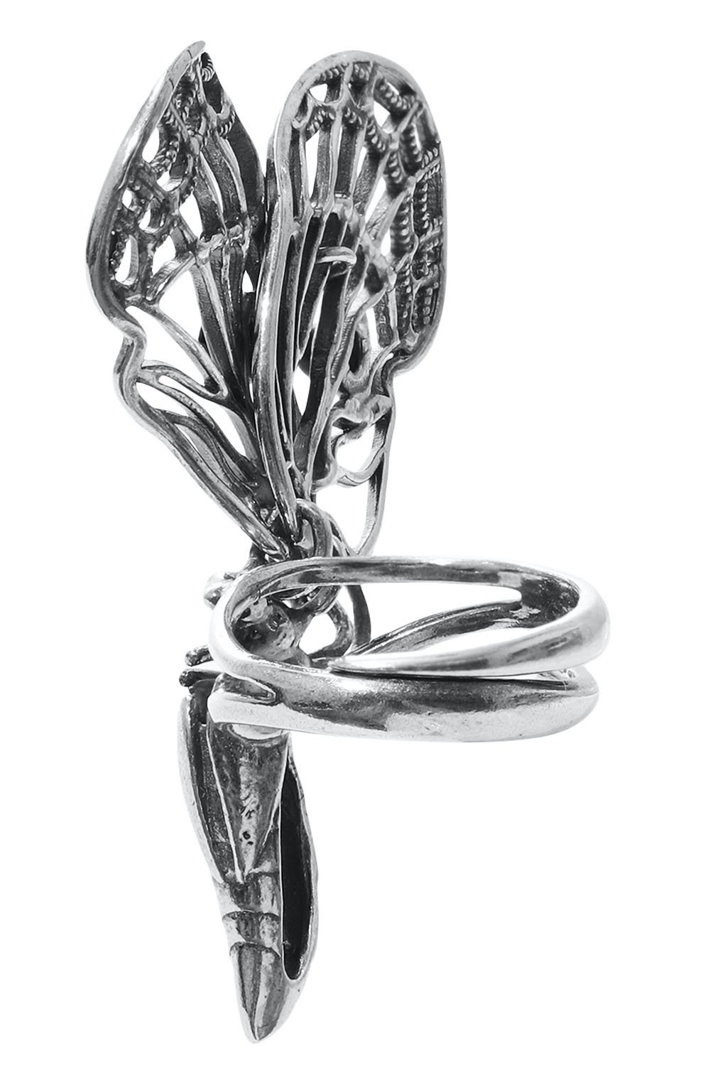 Женское кольцо бабочка MIDGARD PARIS серебряного цвета, арт. 5705 | Фото 3 (Материал: Металл)