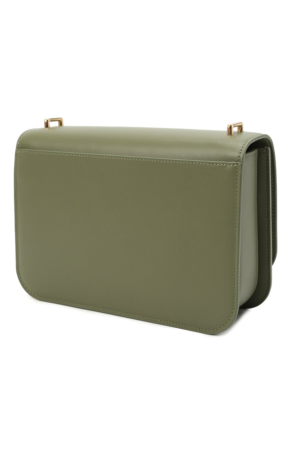 Женская сумка goya LOEWE зеленого цвета, арт. A896N01X03 | Фото 4 (Сумки-технические: Сумки через плечо; Материал: Натуральная кожа; Ремень/цепочка: На ремешке; Размер: small)