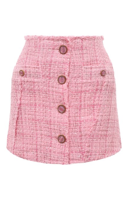 Женская юбка GCDS розового цвета по цене 58750 руб., арт. FW23W650534 | Фото 1