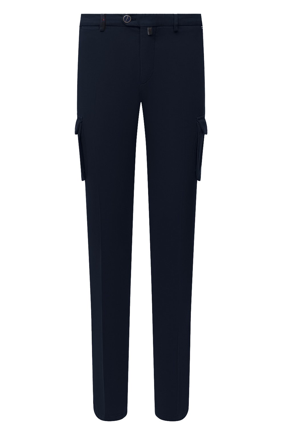 Мужские брюки-карго из хлопка и кашемира KITON темно-синего цвета, арт. UFPPCAJ02T42 | Фото 1 (Силуэт М (брюки): Карго; Длина (брюки, джинсы): Стандартные; Случай: Повседневный; Региональные ограничения белый список (Axapta Mercury): RU; Материал внешний: Хлопок; Стили: Кэжуэл)