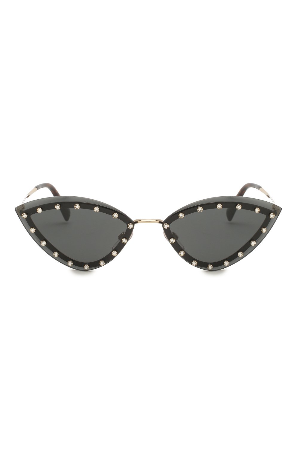 Женские солнцезащитные очки VALENTINO черного цвета, арт. 2033-300387 | Фото 1 (Тип очков: С/з; Оптика Гендер: оптика-женское; Очки форма: Cat-eye)