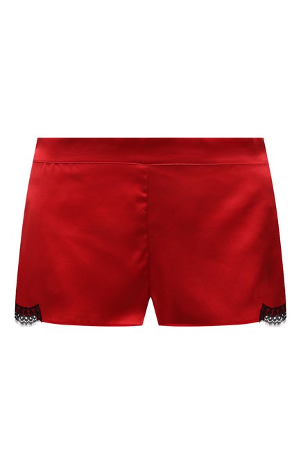 Женские шелковые шорты AUBADE красного цвета, арт. QS61 | Фото 1 (Материал внешний: Шелк; Длина Ж (юбки, платья, шорты): Мини)