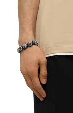 Мужской серебряный браслет сакральная геометрия GL JEWELRY серебряного цвета, арт. M420046-S97-435 | Фото 2 (Материал: Серебро, Текстиль; Региональные ограничения белый список (Axapta Mercury): Не проставлено; Нос: Не проставлено)