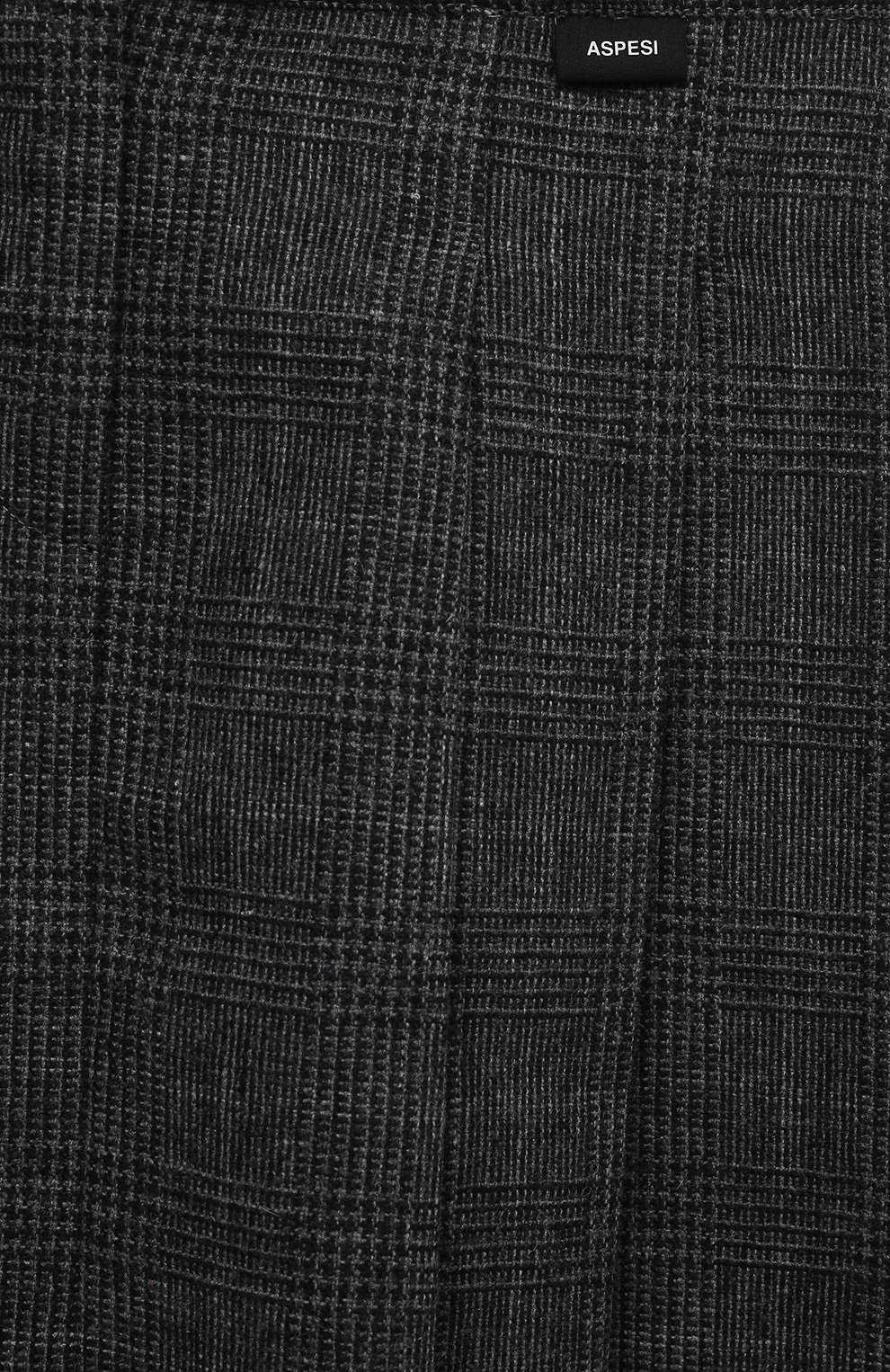 Детская юбка ASPESI темно-серого цвета, арт. F23008GNW3059/10-12 | Фото 3 (Материал внешний: Шерсть, Синтетический материал; Случай: Повседневный; Материал сплава: Проставлено; Нос: Не прост авлено; Материал подклада: Синтетический материал)
