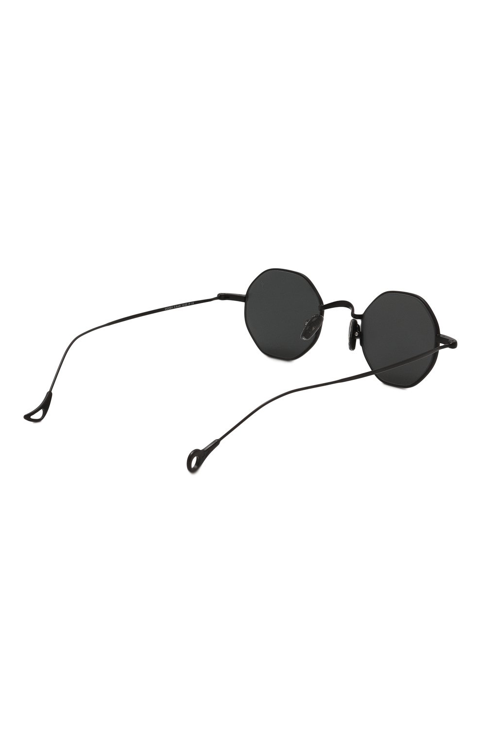 Женские солнцезащитные очки EYEPETIZER черного цвета, арт. W00DY c.6-46 | Фото 5 (Кросс-КТ: С/з-унисекс; Тип очков: С/з; Материал: Металл; Очки форма: Круглые; Оптика Гендер: оптика-унисекс)